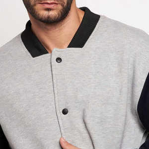 Chaqueta Varsity de mezcla de algodón estilo Letterman, clásica, deportiva, informal, tipo bomber, universitaria, de béisbol, para hombre. - Product Image 2