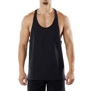 Camiseta sin mangas de algodón para hombre, transpirable, para gimnasio, estilo deportivo, con aberturas laterales, talla grande - Product Image 5
