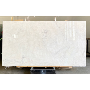 White Marble Translucent Thin Slab Polished Surface Modern Design for <b>Wall</b> Cladding Floor Tile Reception <b>Desk</b> Bathroom - Product Image 4
