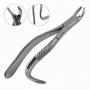 Forceps d'extraction dentaire 18L pour molaires supérieures 1ère et 2ème, instrument d'extraction en acier inoxydable, chirurgical, ergonomique, manuel, CE - Product Image 2