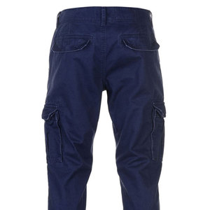 Pantalon cargo jogger pour homme avec logo personnalisé, taille mi-haute, en toile épaisse, écologique, coupe droite - Product Image 5