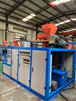 Ligne de production de bidons en plastique HDPE de 4 litres et 5 litres, machine de fabrication de bouteilles en PE par extrusion-soufflage à vendre