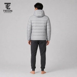 Veste d'hiver matelassée personnalisée pour homme, confortable, décontractée, à capuche, respirante - Product Image 5