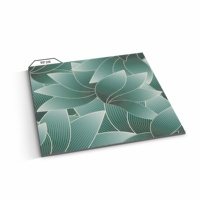 Carreaux de sol en porcelaine 600x600 à motif floral imprimé, aspect moderne et étonnant, numériques, polis, vitrifiés, isolants thermiquement pour salle et couloir
