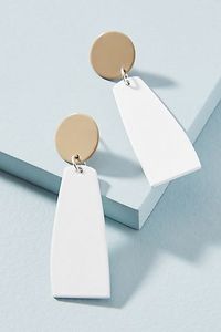 Premium Colorful Resin Pendant <b>Earrings</b>, Unisex Christian Cross & <b>Wing</b> Design with Diamond Accents | Geometric Religious Jewelry - Product Image 3