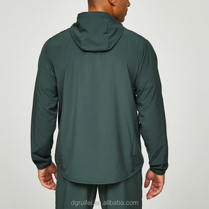 Conjunto Deportivo Personalizado Sin Marca, Chaqueta Cortavientos de Poliéster y Nailon de Color Sólido para Atletismo, Traje Deportivo para Hombre - Product Image 2