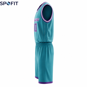 <b>Basketball</b> Uniform Sets Quick Dry Breathable Plus <b>Size</b> Printed Design Wholesale High Quality Custom 100% Polyester - Product Image 4