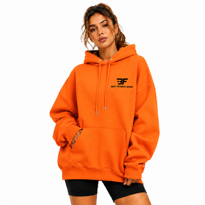 Meilleur fabricant de sweats à capuche surdimensionnés personnalisables pour femmes, en coton 100% de haute qualité, à épaules tombantes et grammage lourd, vierges - Product Image 5