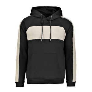 Sudadera con Capucha para Hombre, Diseño Color Block, Manga Raglán, Corte Regular, Algodón French Terry, Estilo Casual para Otoño - Product Image 1