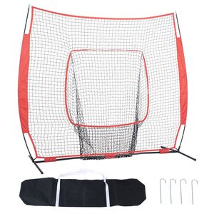 Rete Portatile 7x7 piedi per Allenamento di Baseball e Softball: Attrezzatura per Battuta, Ricezione, Lancio e Protezione Posteriore - Product Image 5