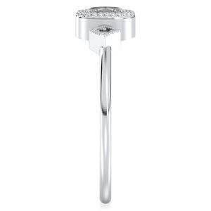 Anillos de Boda de Plata de Ley 925 con Moissanita Certificada por GRA de REYES Wholesale, Novedad, Regalos de Aniversario, Joyería Fina - Product Image 5