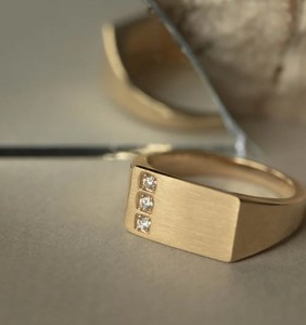 <b>Mens</b> Moissanite Matte Finish Band 925 Sterling Silver Yellow Gold Plated Luxury Wedding Engagement <b>Ring</b> Groom Band Anniversary - Product Image 1