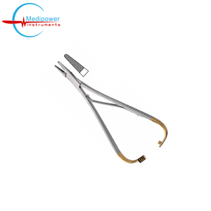 Portaagujas Mathieu de 14 cm con Punta de Carburo de Tungsteno, Instrumento Quirúrgico Profesional para Hospitales, Clínicas, Odontología y Veterinaria - Product Image 4