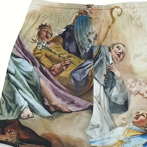 Shorts de sport en mesh imprimés avec logo personnalisé pour hommes, légers, pour l'été, fabrication OEM ODM, vente en gros - Product Image 2