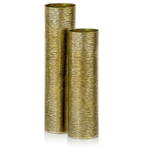 Vase à fleurs en métal rustique, décoration de ferme, aspect vintage, matériau durable, support élégant pour arrangement floral, centre de table - Product Image 4