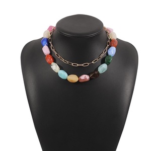 Collier religieux en résine fait main ILAHI, motif pyramide féerique, art populaire, audacieux et accrocheur, accessoire de bijouterie DIY pour les passionnés de mode moderne - Product Image 4