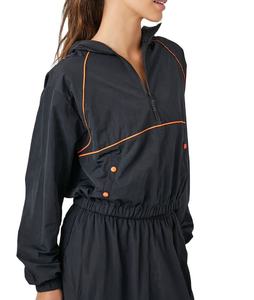 Ensembles de survêtements coupe-vent personnalisés pour femmes, amples, grandes tailles, respirants et résistants au vent - Product Image 3