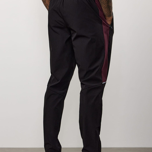 Veste zippée et pantalon en polyester, style streetwear, taille élastique, bandes réfléchissantes, nouveau design coupe-vent - Product Image 5