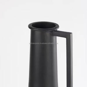 แจกันดอกไม้โลหะดีไซน์เรียบหรู แจกันโลหะตกแต่งระดับพรีเมียม ทำด้วยมือ สำหรับห้องนั่งเล่น - Product Image 3