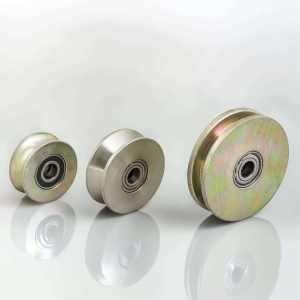 Système de portail à rouleaux en acier doux poli, moderne, 75 mm, insonorisé, durable, installation facile par vis, support technique en ligne - Product Image 2