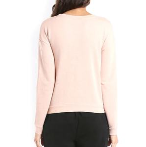 Sweats de couleur unie pour femmes séchage rapide respirant impression manches longues vente chaude vêtements décontractés prix de gros sweats - Product Image 3