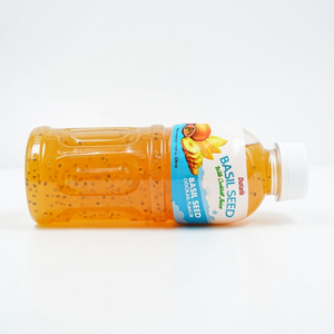 NUEVA BEBIDA PREMIUM DE SEMILLAS DE ALBAHACA CON JUGO DE COCTEL TROPICAL EN BOTELLA PET DE 320ML, MARCA PERSONALIZADA OEM - Product Image 3