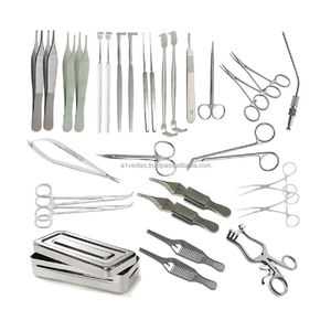 Juego de Instrumentos Quirúrgicos para Fístula Vascular Arteriovenosa VERITAS A-1 de Alta Calidad, 30 Piezas, Reutilizables, Manuales |   Clip Hemolock - Product Image 2