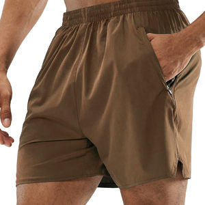 กางเกงขาสั้นผ้าแคนวาสผู้ชายแบบสั่งทำพิเศษ คุณภาพสูง สวมใส่สบาย เหมาะสำหรับออกกำลังกาย แห้งเร็ว ระบายอากาศได้ดี เอวยางยืด ออกแบบเองได้ สำหรับเข้ายิม - Product Image 6