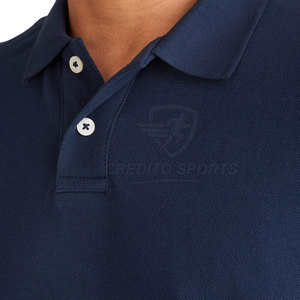 Polo homme manches courtes été, coton haute qualité, logo personnalisé, vêtement décontracté à vendre - Product Image 6