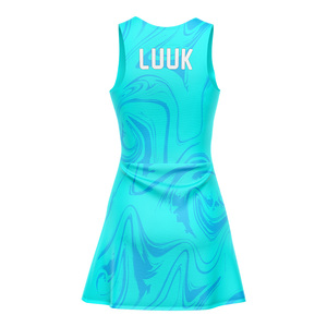 Custom Women's Tennis <b>Skirt</b> High Waist Performance Sportswear Printed Stretch Fabric <b>for</b> Tennis Golf Training Color Size - Product Image 2