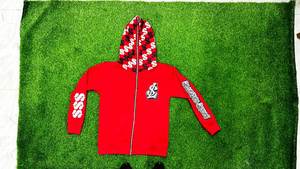 Custom High Quality Streetwear Full Zip Sweatshirt <b>Men</b> Cotton Pullover Full Zip up <b>Hoodie</b> - Product Image 5