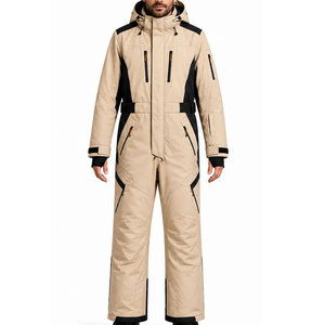 Combinaison de ski d'hiver pour homme, imperméable, une pièce, respirante, coupe-vent, vêtements de ski et de snowboard, logo personnalisé - Product Image 3