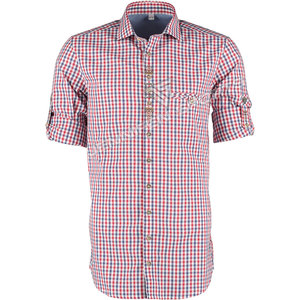 Costume d'Oktoberfest allemand pour homme, festival de la bière bavaroise, chemise à carreaux 100% coton, cosplay, tenue de fête d'Halloween - Product Image 2