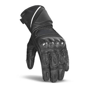 Guantes de Carreras SAAR INDUSTRIES Unisex de Cuero Vacuno Genuino con Pantalla Táctil, Impermeables, Antideslizantes, Transpirables, con Cierre de Gancho y Bucle en los Dedos - Product Image 6