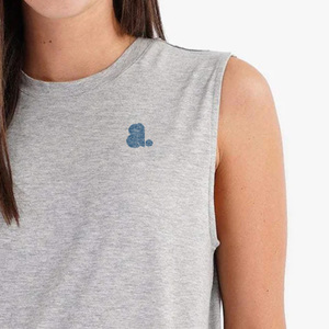 Camiseta de Manga Corta con Cuello Redondo para Mujer, Ecológica, 100% Algodón Orgánico, Logotipo Personalizado, Secado Rápido, Transpirable, Antiencogimiento, Informal de Verano - Product Image 4