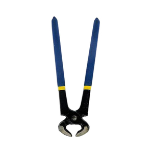 Cortador de Pezuñas Veterinario para Caballos, Reutilizable, con Cubeta de Acero Inoxidable, Herramienta Quirúrgica para Animales, Mango Azul con Raya Amarilla - Product Image 4