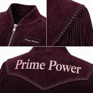 Chaqueta de cuero PU para hombre, personalizable al por mayor, estilo vaquero occidental, bordada con flecos y borlas, para motociclista - Product Image 4