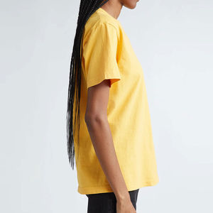 เสื้อยืดสตรีทแวร์ผู้หญิงใส่สบายสำหรับฤดูร้อน ผ้าฝ้าย 100% แห้งเร็ว ระบายอากาศได้ดี มีไซส์และสีให้เลือกตามสั่ง ขายส่ง - Product Image 5