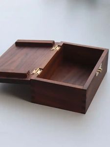 Caja de Joyería de Madera Hecha a Mano con Múltiples Compartimentos, Organizador de Joyas de Madera Natural, Caja de Almacenamiento para Anillos, Aretes y Collares - Product Image 6