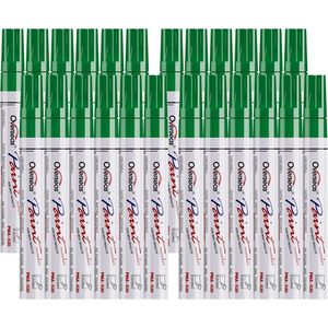 Set di 24 Pennarelli a Punta Media a Rapida Asciugatura, Impermeabili, Verdi, a Base d'Olio, Permanenti per Arte - Product Image 1