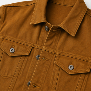 Custom Men Brown <b>Suede</b> Trucker <b>Jacket</b> Casual Button Up Western Style <b>Jacket</b> OEM ODM Manufacturer - Product Image 6