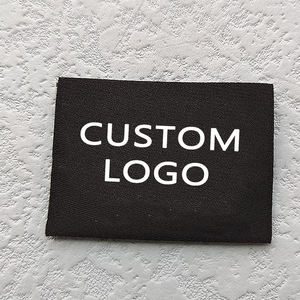 Étiquette tissée personnalisée OEM 2026 pour vêtements, étiquette de col, logo de vêtement personnalisé, étiquette imprimée en satin - Product Image 2