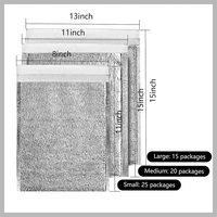 Sac isotherme pour livraison de repas à emporter, imperméable, en feuille d'aluminium EPE, pour repas chauds, soupes, restauration, livraison