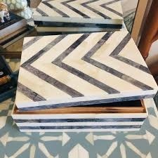 Handcrafted Bone Inlay Jewelry Organizer Box <b>for</b> <b>Dressing</b> <b>Table</b> and Bedroom <b>Storage</b> - Product Image 4