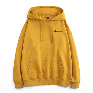 Sudadera con Capucha Extra Grande para Hombre Daizen Star, Color Sólido, Felpa de Algodón, Antiarrugas, Informal, para Otoño, con Bolsillos, Corte Regular - Product Image 1