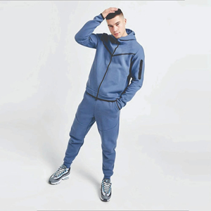 Survêtements pour hommes de haute qualité fabriqués pour le jogging, nouveaux modèles élégants, effet délavé, fermeture éclair, style usé - Product Image 1