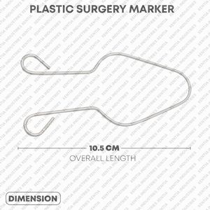 Marqueur d'aréole Ackermann de qualité supérieure 10,5 cm, instrument de marquage mammaire pour chirurgie plastique en acier inoxydable, fournisseur OEM - Product Image 3