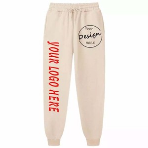 Custom logo trousers Printed Plain Cargo Men Jogging trousers Blank Track Pants Cotton Fleece Mens Joggers Pant Trouser 2026 - Product Image 4