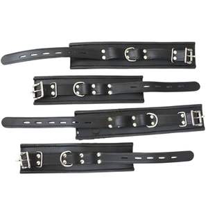 สายรัดข้อมือหนังแบบคู่ ดีไซน์แบบติดหมุด พร้อมตัวล็อคที่แน่นหนา - Product Image 3