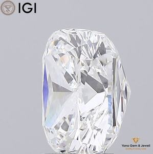 เพชร CVD ผลิตในห้องปฏิบัติการ 5.01 กะรัต สี F ความสะอาด VVS2 รูปทรงคุชชั่น พร้อมใบรับรอง IGI สำหรับจี้แบบสั่งทำพิเศษ - Product Image 5
